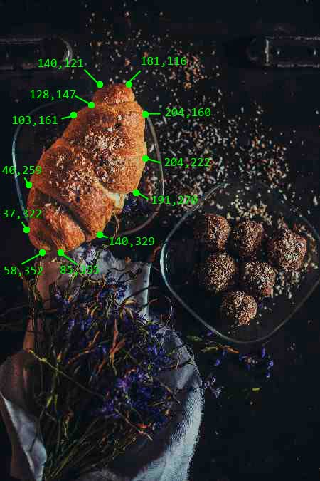 كيف يتم حساب إحداثيات المضلع؟